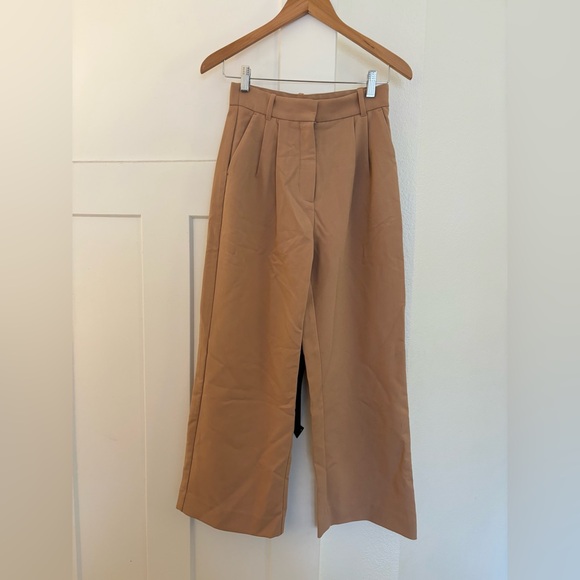 Abercrombie & Fitch Sloane Pant Wide Leg High Rise Petite 26 / 2 Extra Short - Picture 2 of 16